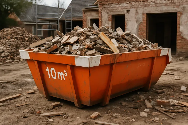 Heb jij de juiste container voor 10m3 bouwafval?